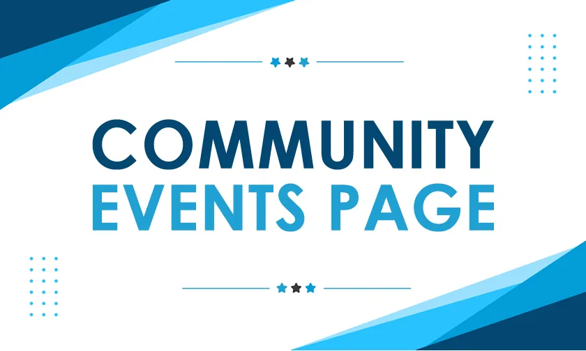 Community Events List - March